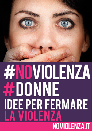 banner con foto di #Noviolenza #Donne - idee per fermare la violenza